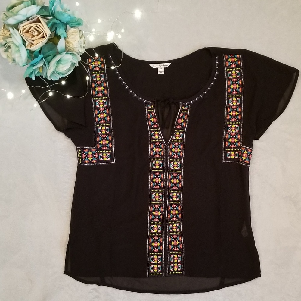 American Eagle Sheer Top
